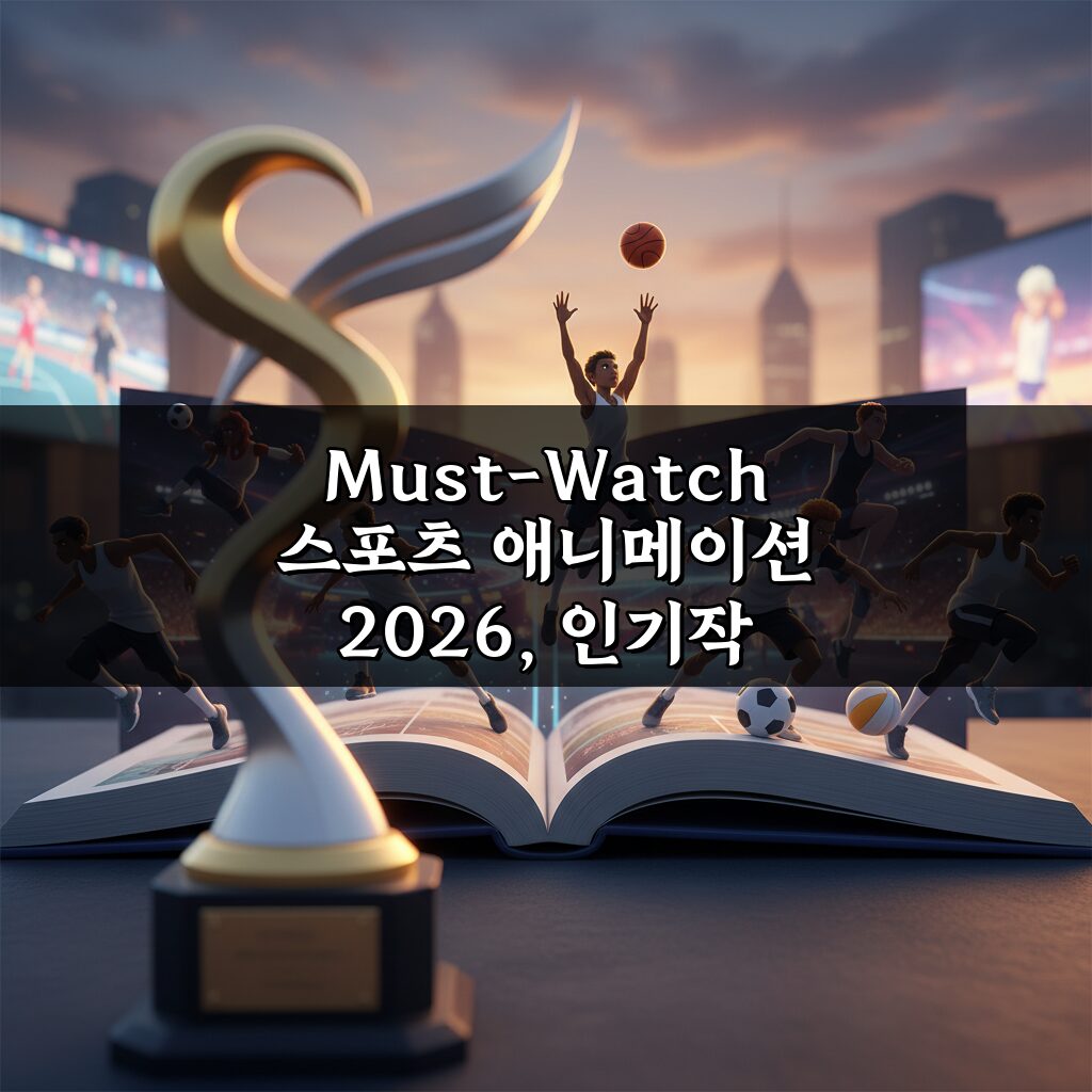 Must-Watch 스포츠 애니메이션 2026, 인기작 BEST 추천 총정리