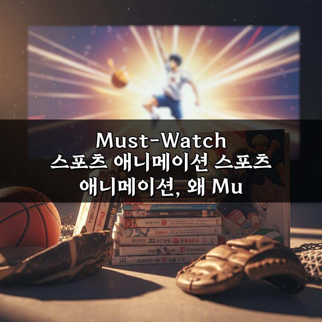Must-Watch 스포츠 애니메이션 2026, 인기작 BEST 추천 총정리