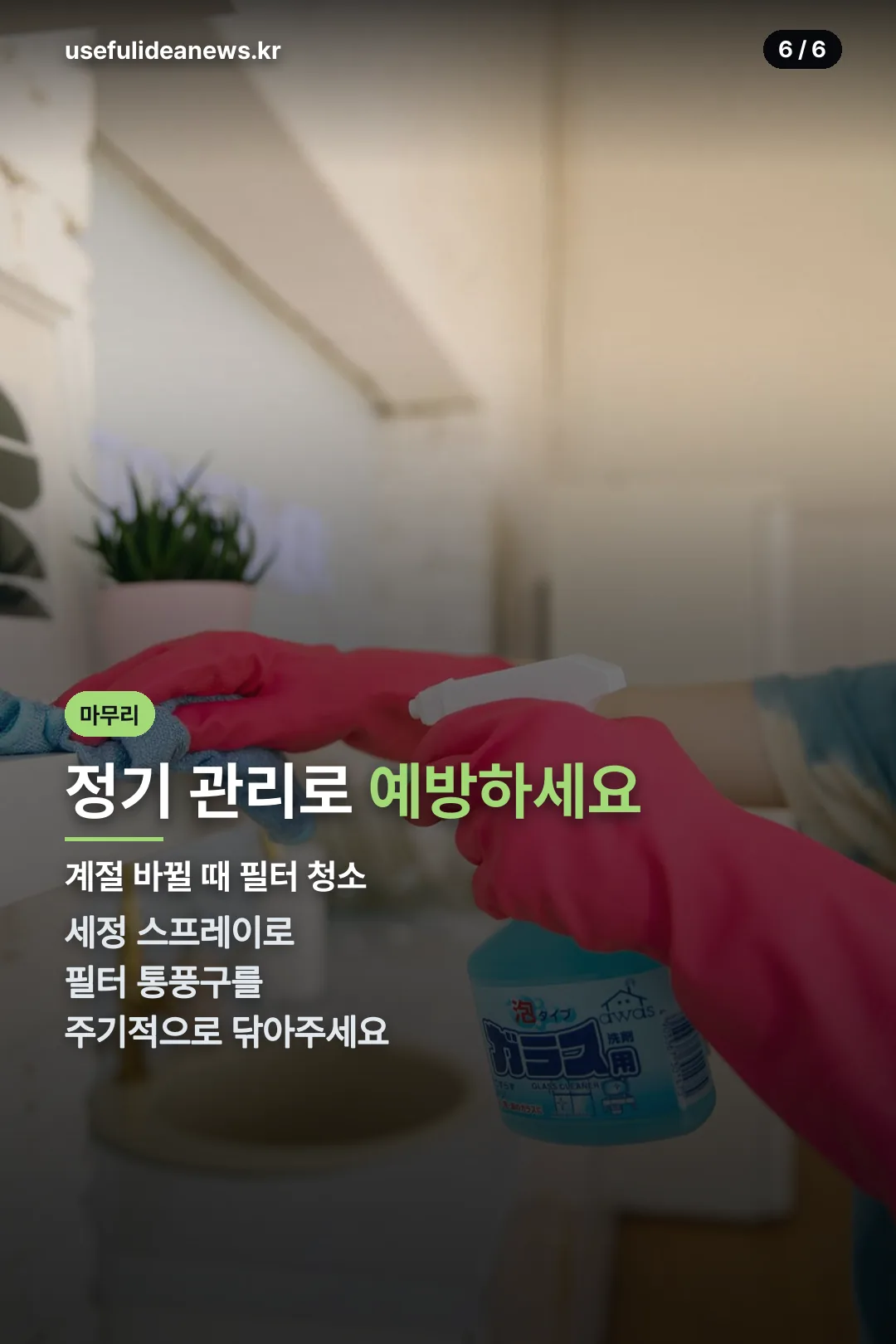 정기 관리로 예방하세요