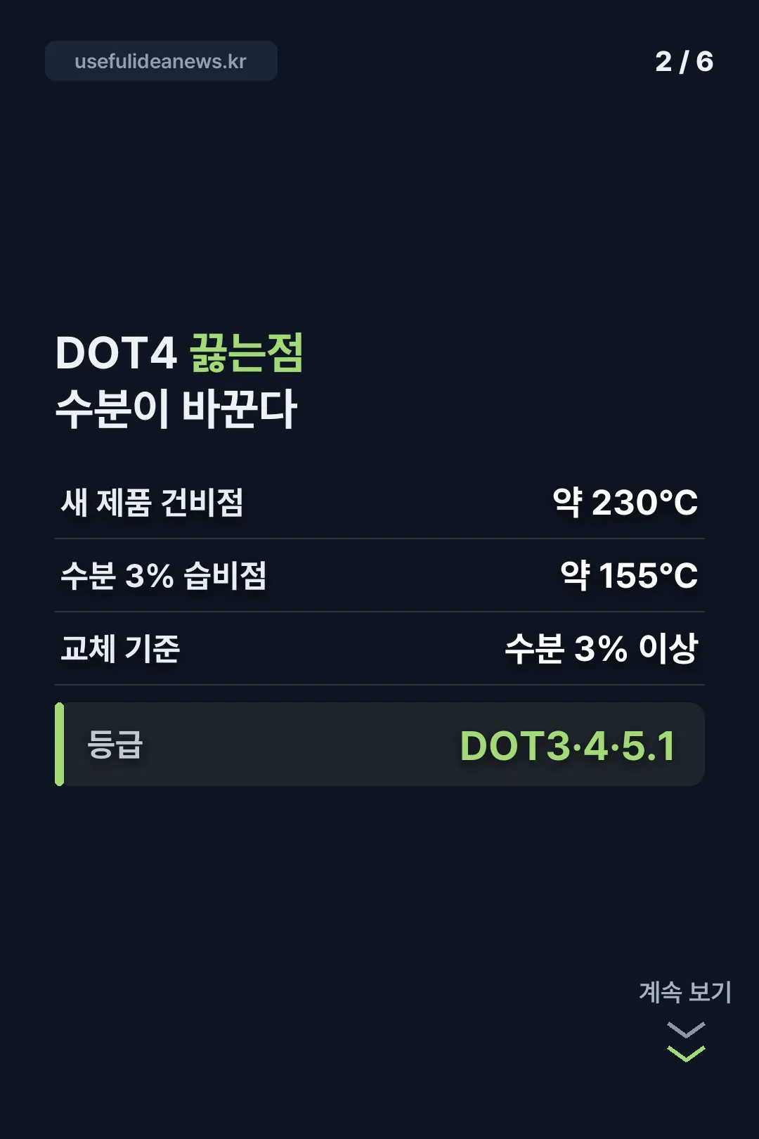 DOT4 끓는점