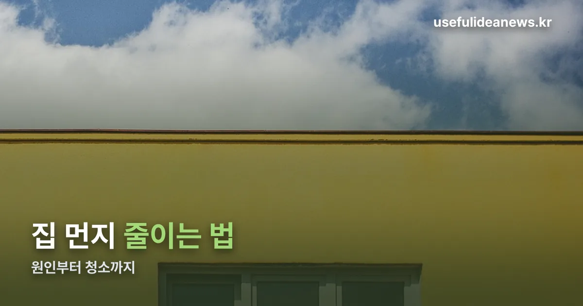 먼지 정리 썸네일