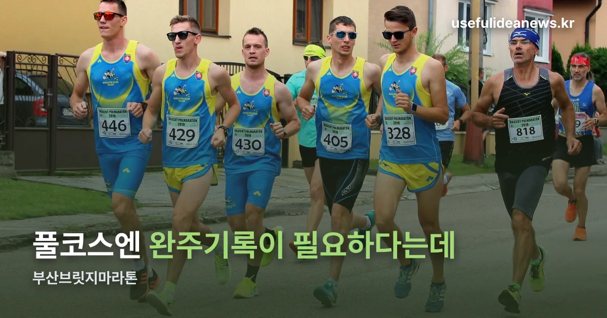 부산브릿지마라톤 정리 썸네일
