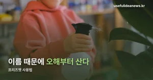 프리즈젯 사용법, 이름 때문에 오해부터 산다